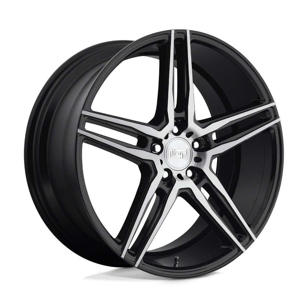 20x10.5 Niche Wheels M169 TURIN 5x120 35 offset 72.56 hub BLACK - M169200521+35