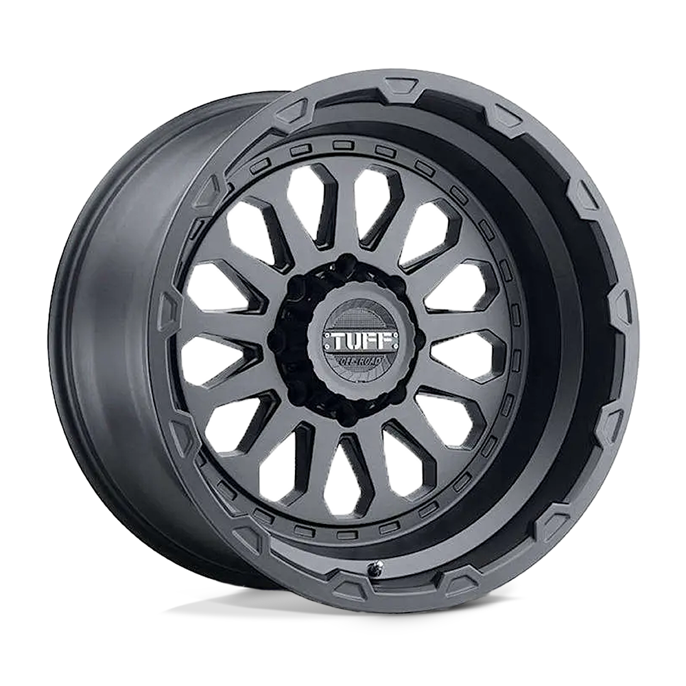 20x10 Tuff Wheels T3A 8x165.1 5 offset 122.4 hub BLACK - 2010T3A058165M22