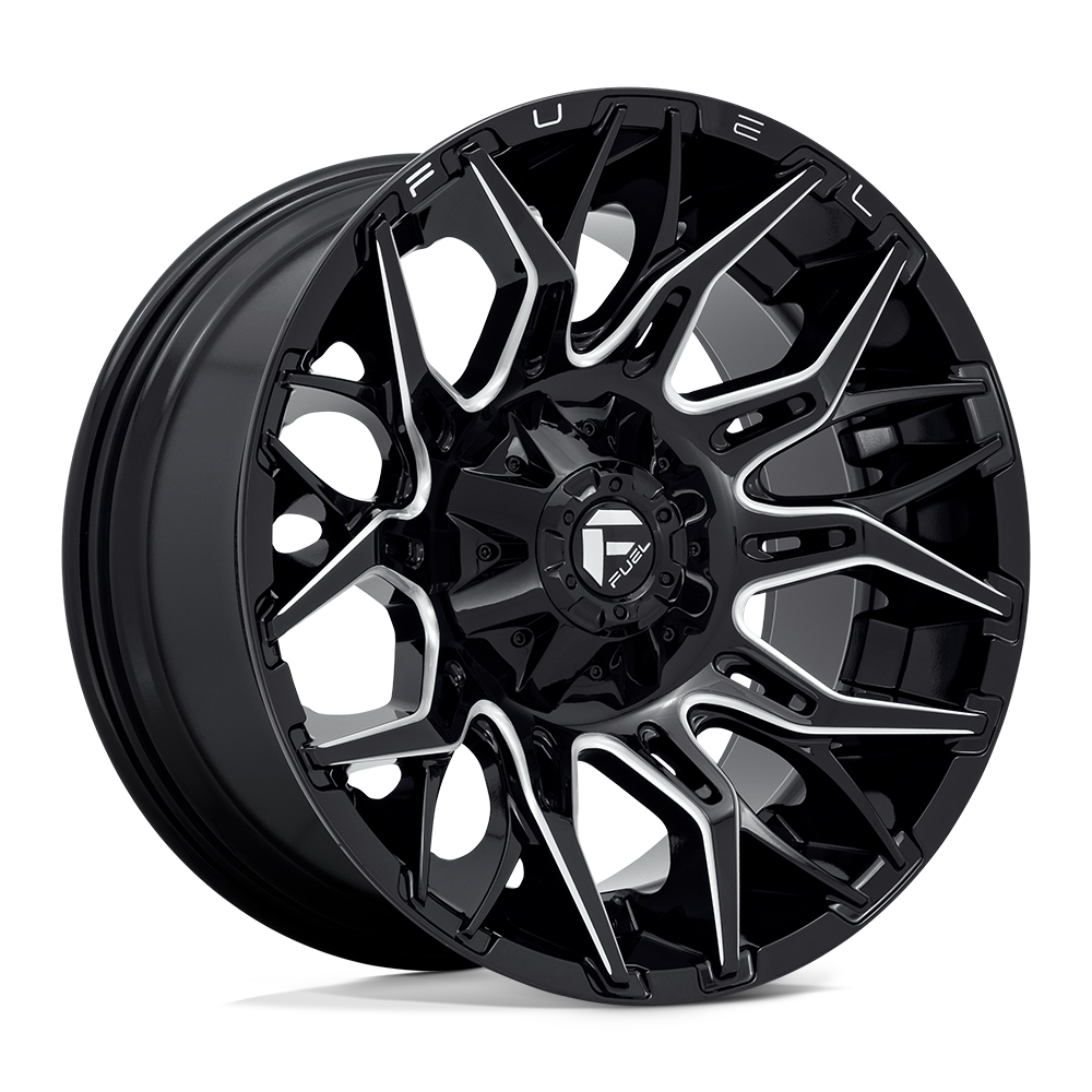 20x10 Fuel Offroad Wheels D769 TWITCH 6x135/6x139.7 -18 offset 106.1 hub BLACK - D76920009847