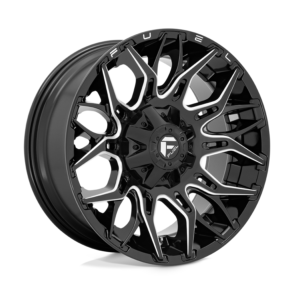 20x9 Fuel Offroad Wheels D769 TWITCH 6x135/6x139.7 1 offset 106.1 hub BLACK - D76920909850
