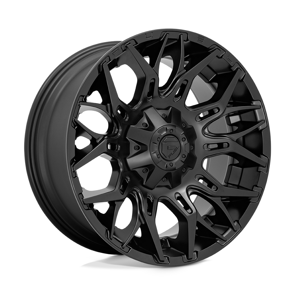 22x12 Fuel Offroad Wheels D772 TWITCH 8x170 -44 offset 125.1 hub BLACK - D77222201747