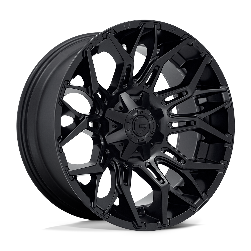 22x10 Fuel Offroad Wheels D772 TWITCH 8x170 -18 offset 125.1 hub BLACK - D77222001747