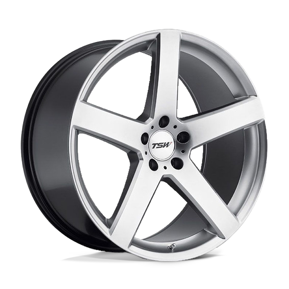 20x8.5 TSW Wheels RIVAGE 5x114.3 20 offset 76.1 hub SILVER - 2085RIV205114S76