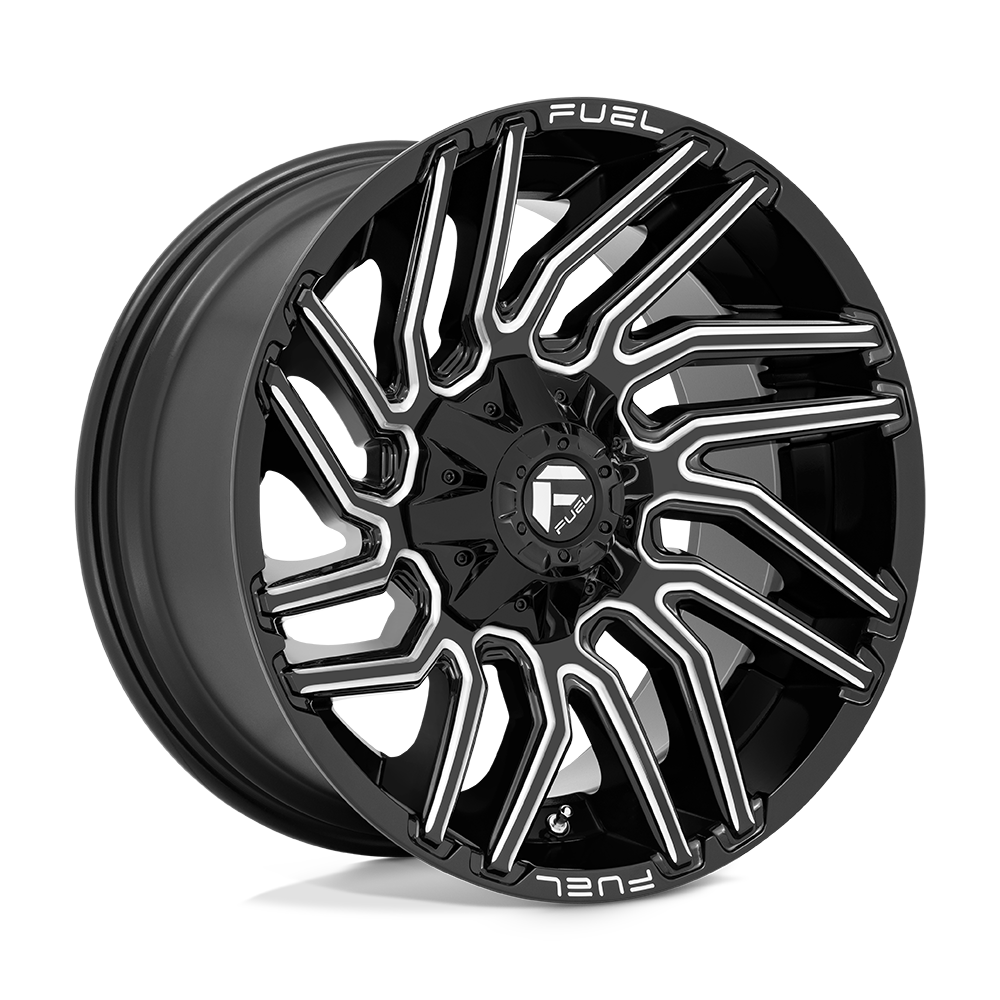 20x10 Fuel Offroad Wheels D773 TYPHOON 6x135/6x139.7 -18 offset 106.1 hub BLACK - D77320009847