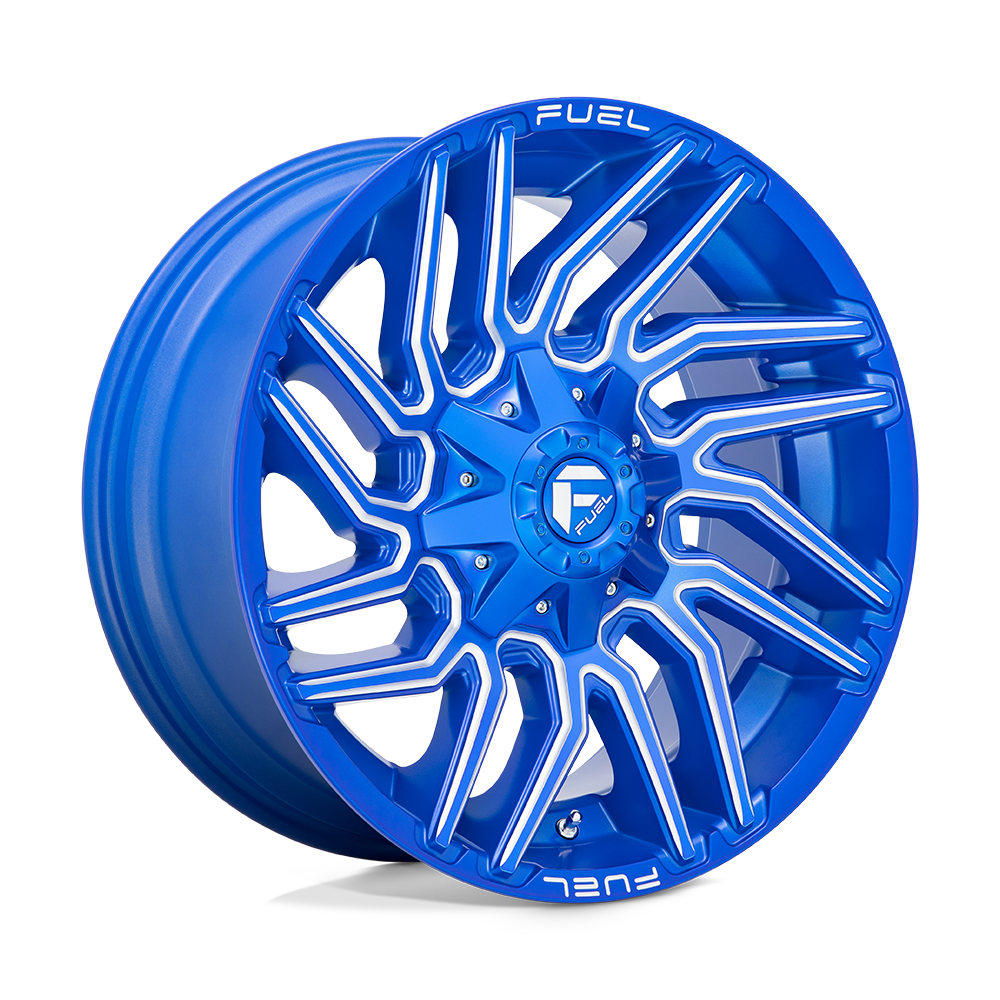 22x12 Fuel Offroad Wheels D774 TYPHOON 8x165.1 -44 offset 125.1 hub BLUE - D77422208247