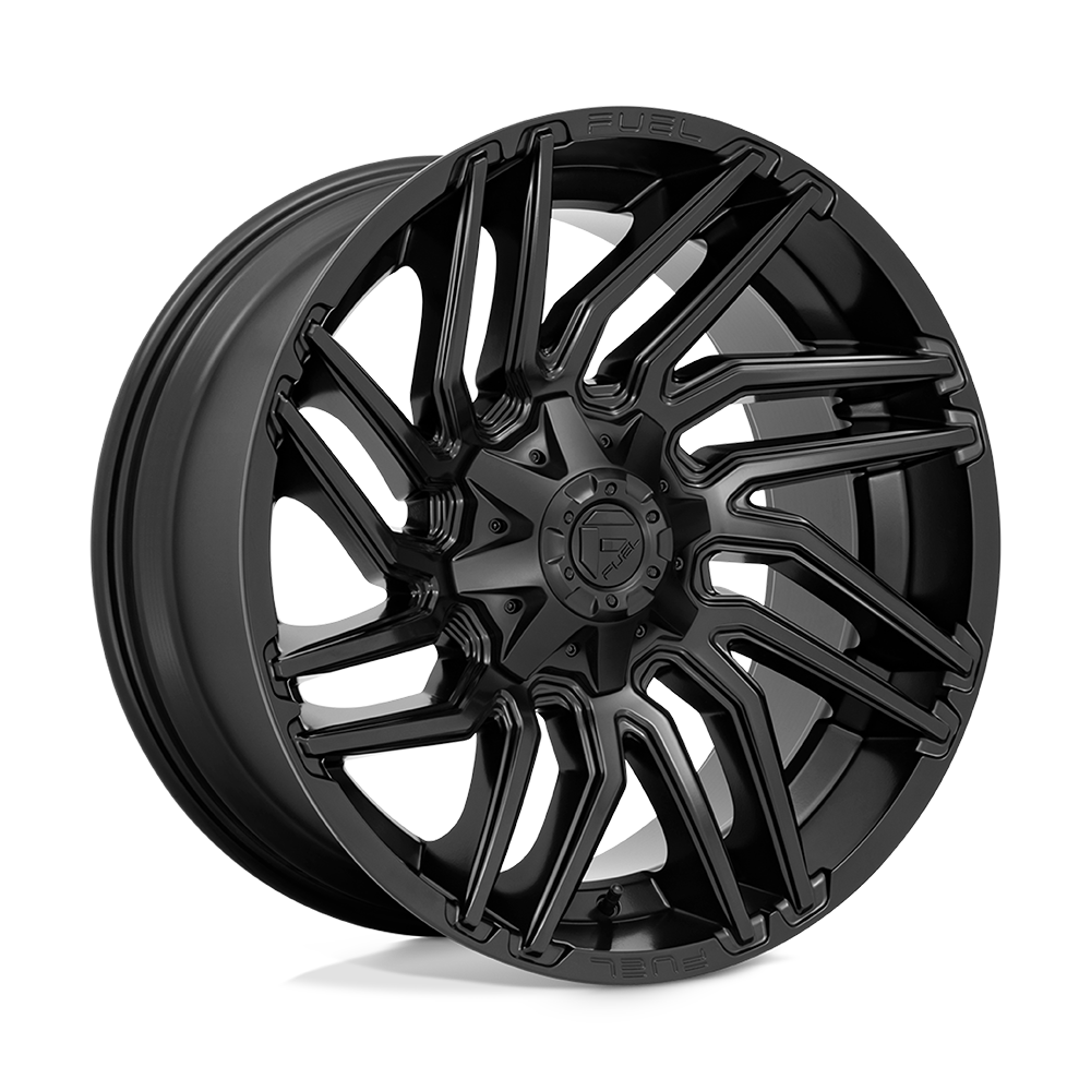 22x10 Fuel Offroad Wheels D775 TYPHOON 8x170 -18 offset 125.1 hub BLACK - D77522001747