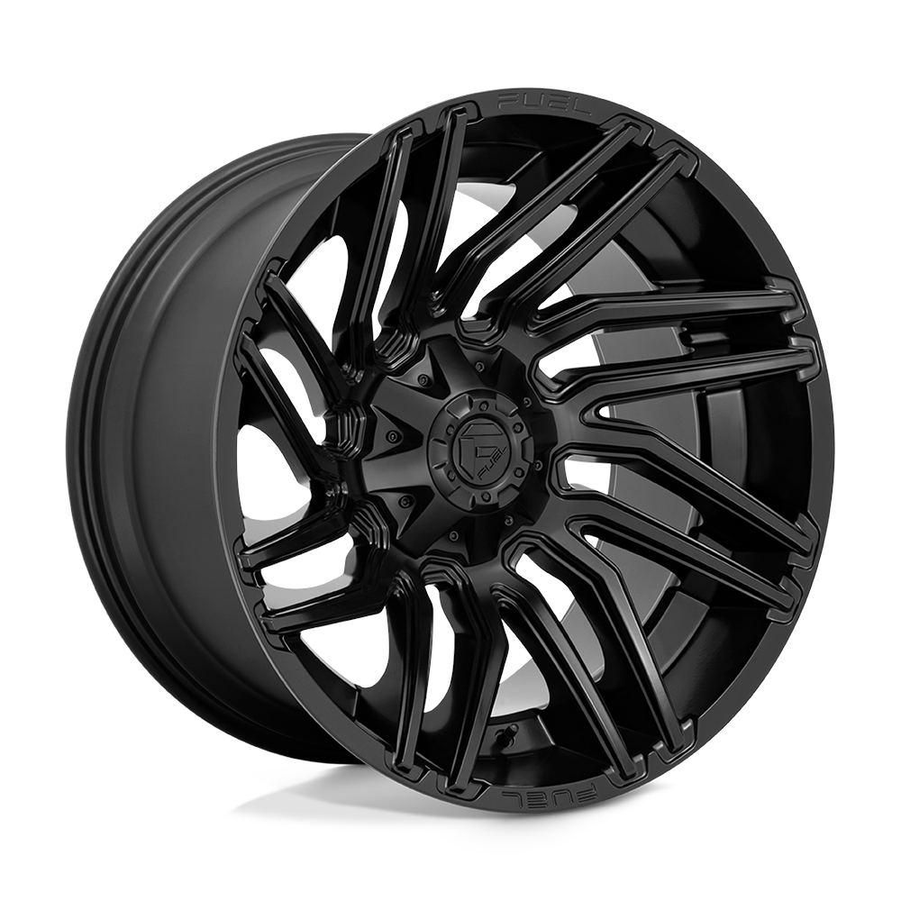 22x12 Fuel Offroad Wheels D775 TYPHOON 5x114.3/5x127 -44 offset 78.1 hub BLACK - D77522202647