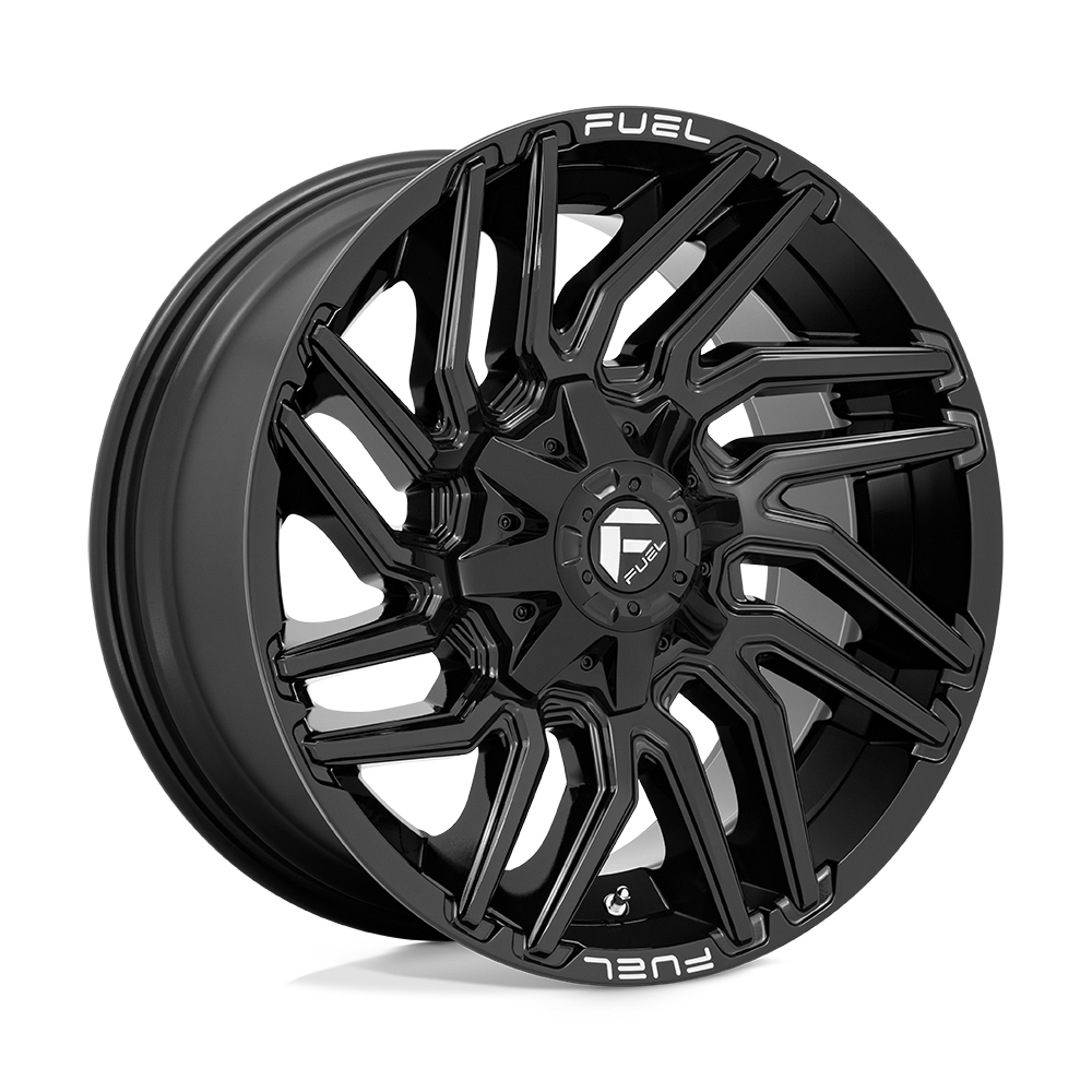 22x12 Fuel Offroad Wheels D776 TYPHOON 8x165.1 -44 offset 125.1 hub BLACK - D77622208247