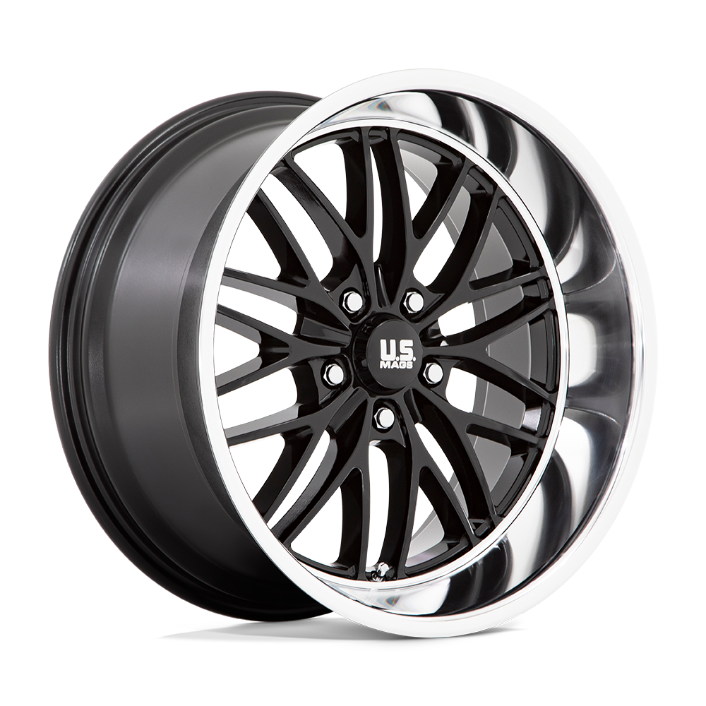 20x10 US Mas Wheels U138 SANTA CRUZ 5x127 6 offset 78.1 hub BLACK - U13820007357