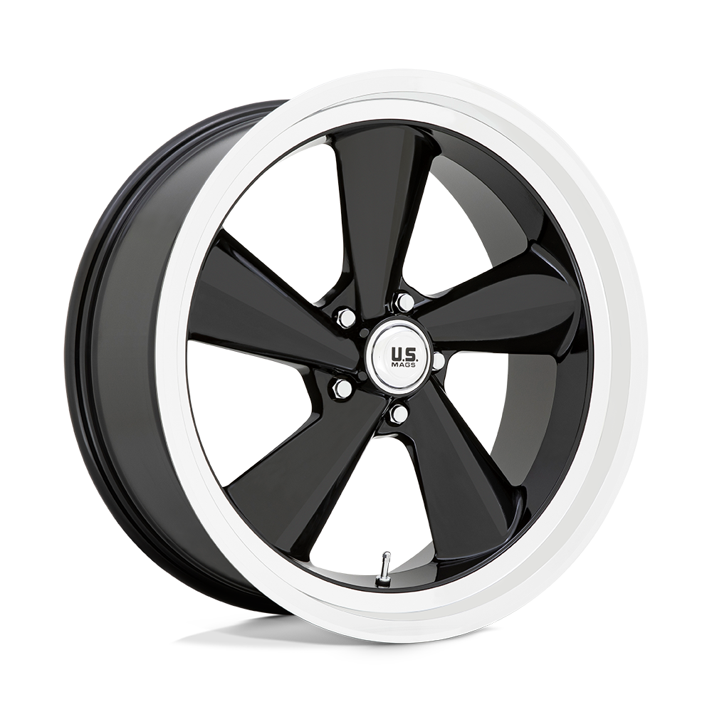 22x10.5 US Mas Wheels U136 TS 5x127 0 offset 78.1 hub BLACK - U13622057357R