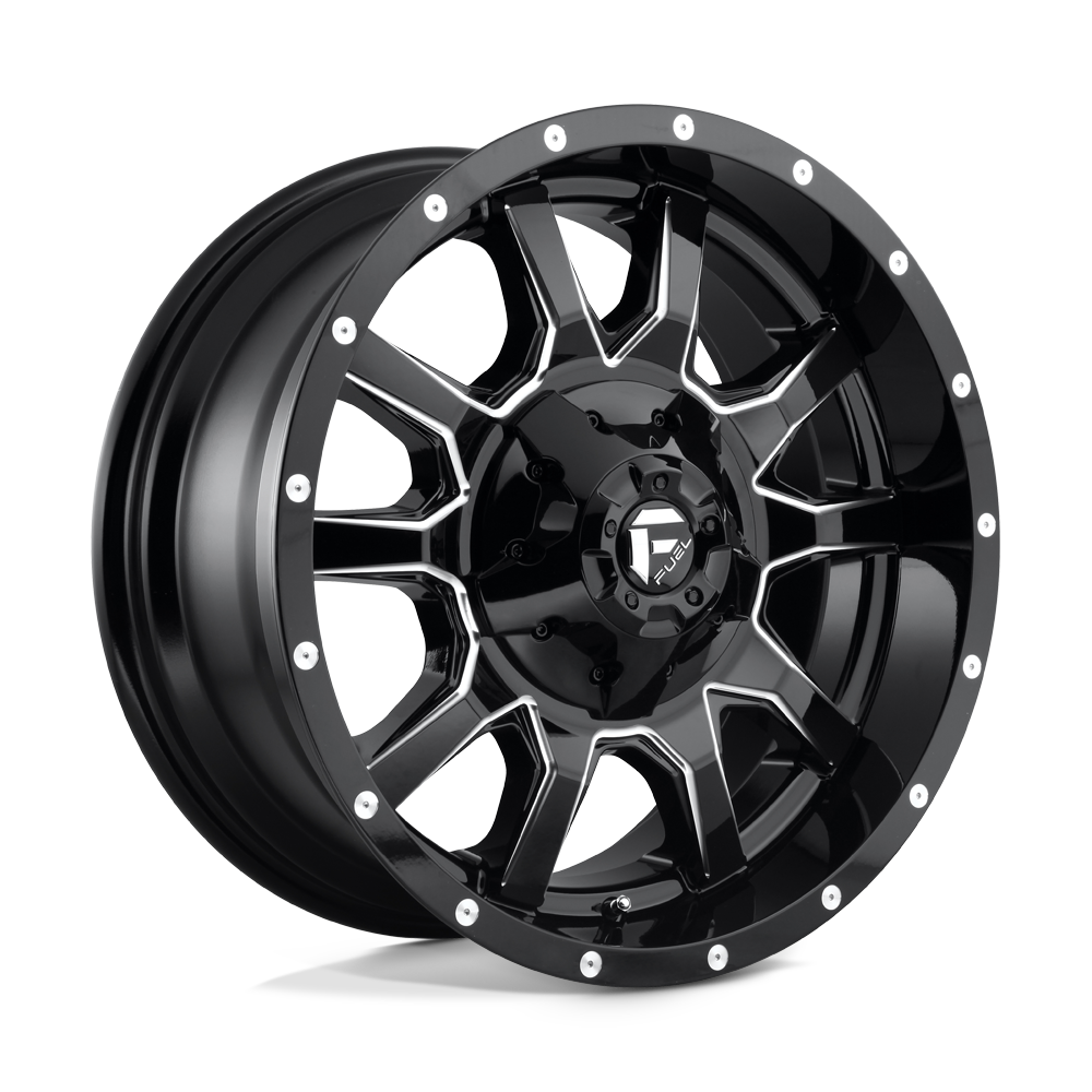 20x9 Fuel Offroad Wheels D627 VANDAL 8x170 20 offset 125.1 hub BLACK - D62720901757