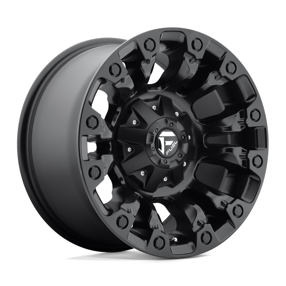 17x9 Fuel Offroad Wheels D560 VAPOR 6x135/6x139.7 -12 offset 106.1 hub BLACK - D56017909845