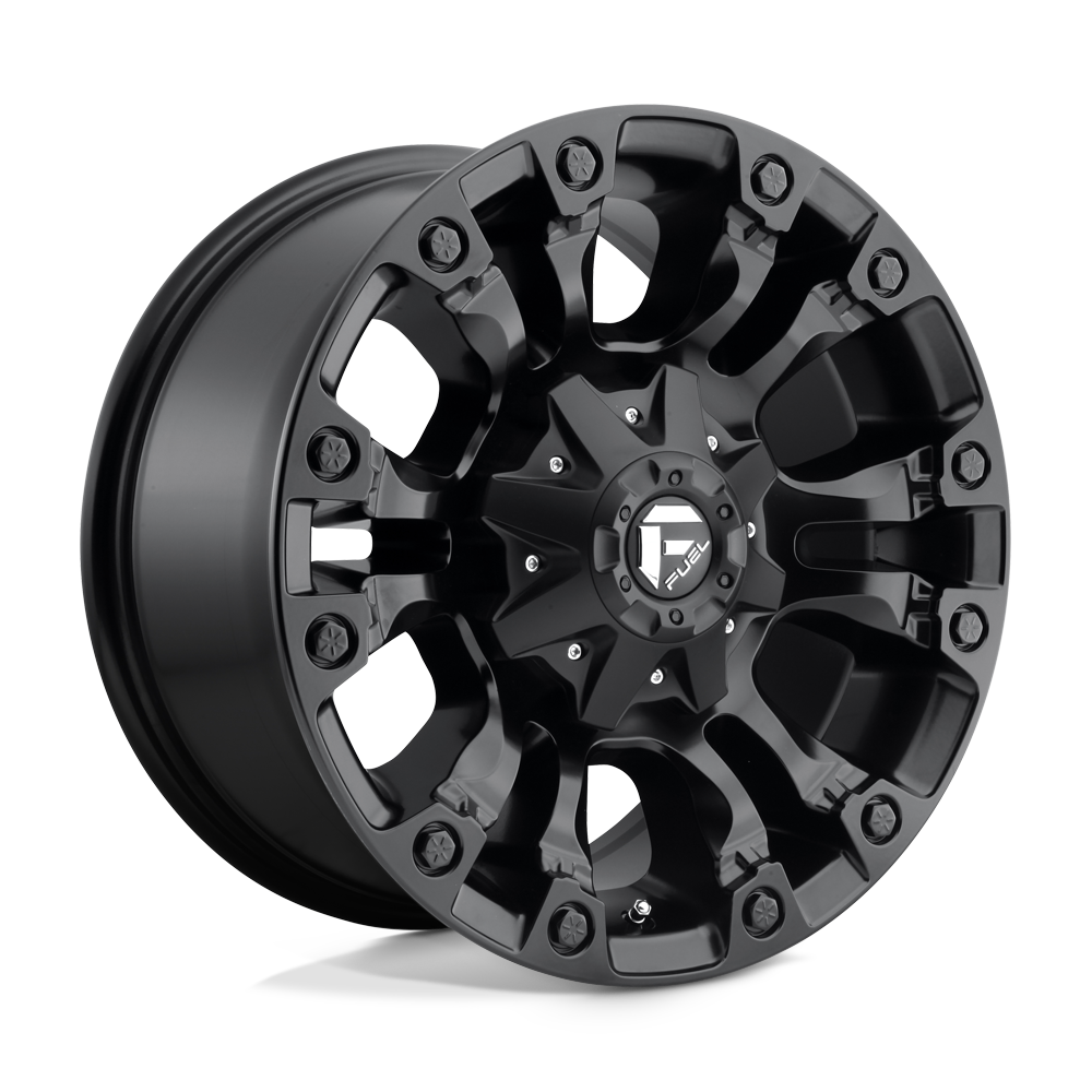 17x9 Fuel Offroad Wheels D560 VAPOR 5x139.7/5x150 -12 offset 110.1 hub BLACK - D56017907045