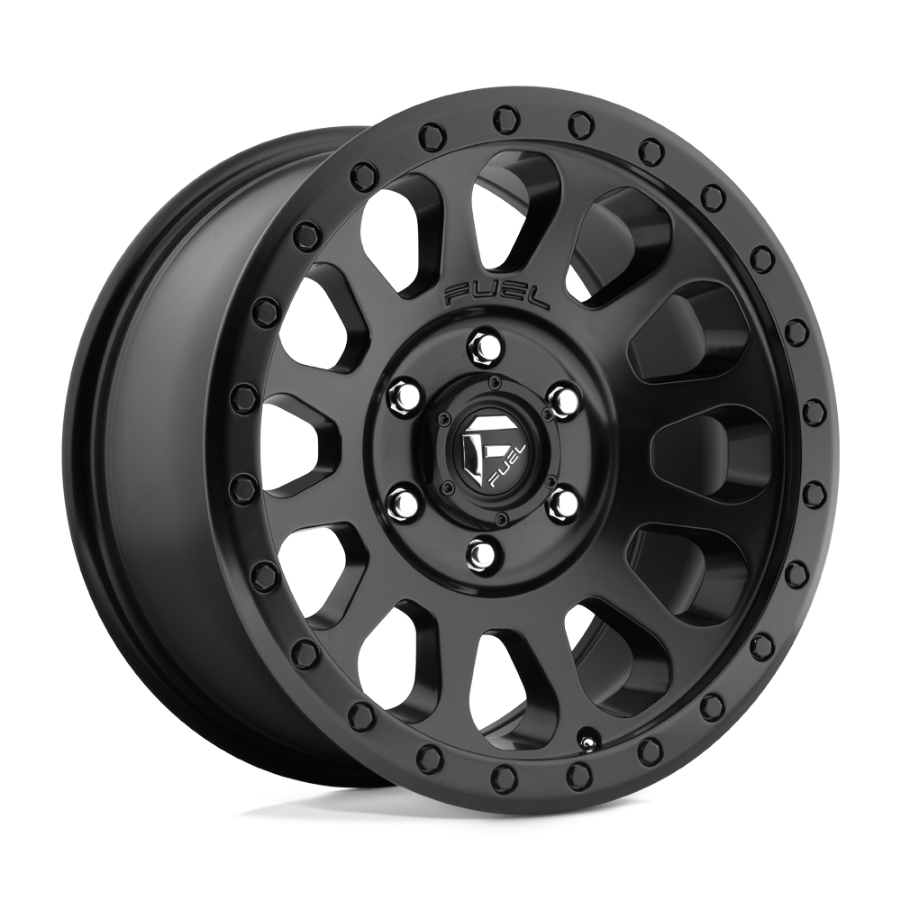 17x8.5 Fuel Offroad Wheels D579 VECTOR 6x120 7 offset 67.06 hub BLACK - D57917859450