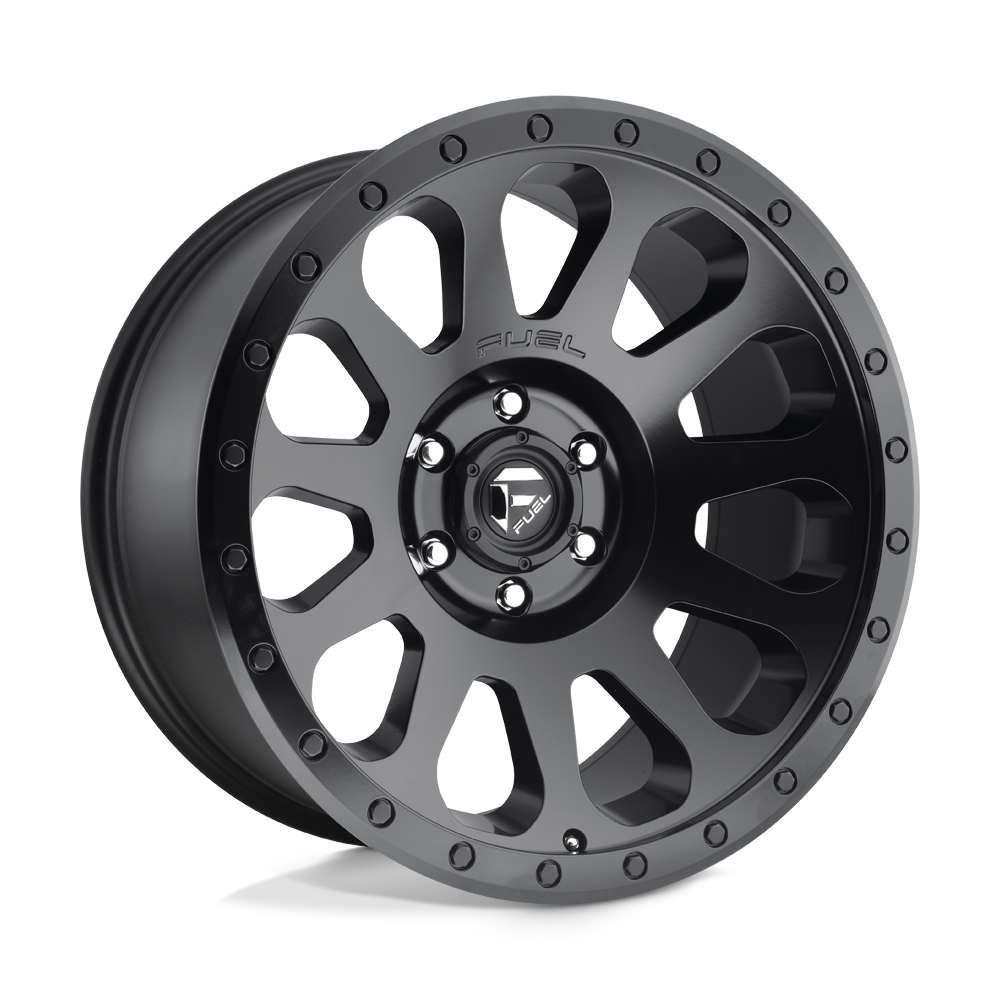 20x10 Fuel Offroad Wheels D579 VECTOR 6x139.7 -18 offset 108 hub BLACK - D57920008347