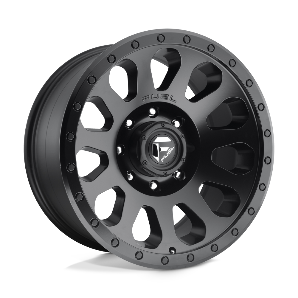 20x10 Fuel Offroad Wheels D579 VECTOR 8x170 -18 offset 125.1 hub BLACK - D57920001747