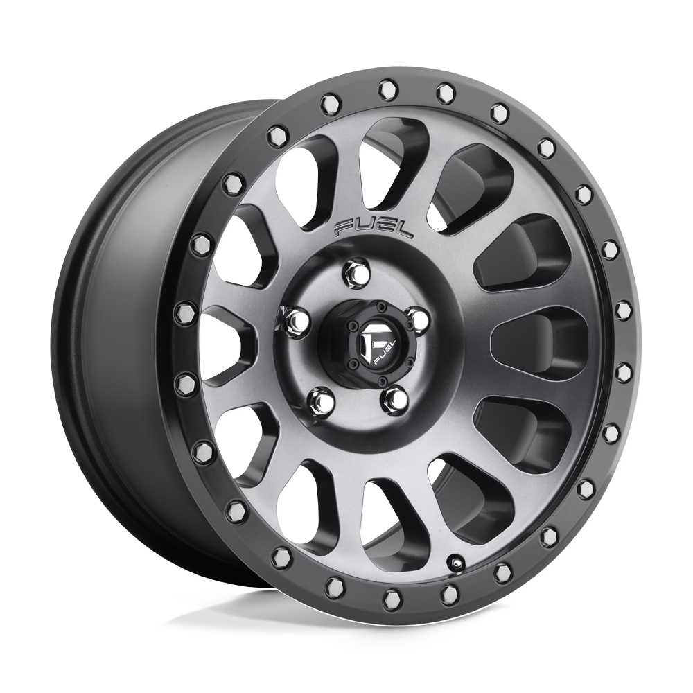18x9 Fuel Offroad Wheels D601 VECTOR 6x135 1 offset 87.1 hub GRAY - D60118908950