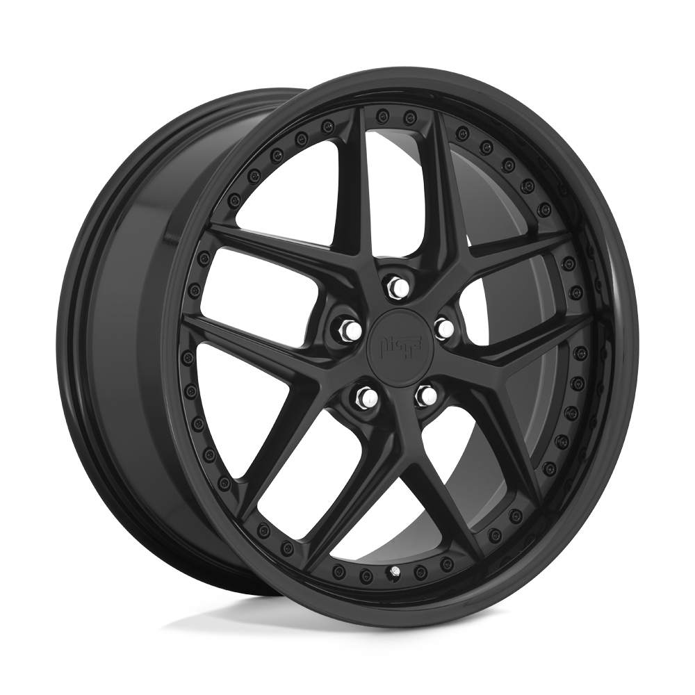 19x8.5 Niche Wheels M226 VICE 5x120 35 offset 72.56 hub BLACK - M226198521+35