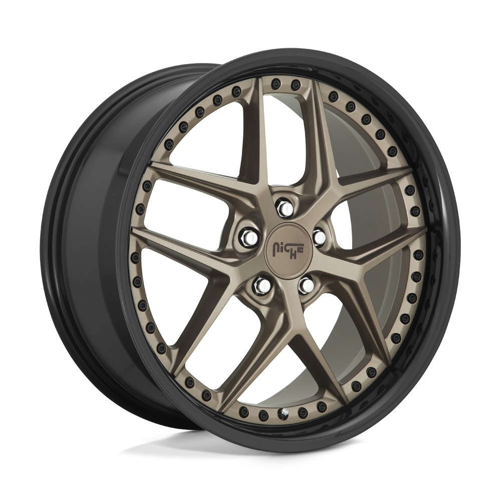 19x9.5 Niche Wheels M227 VICE 5x120 35 offset 72.56 hub BRONZE - M227199521+35