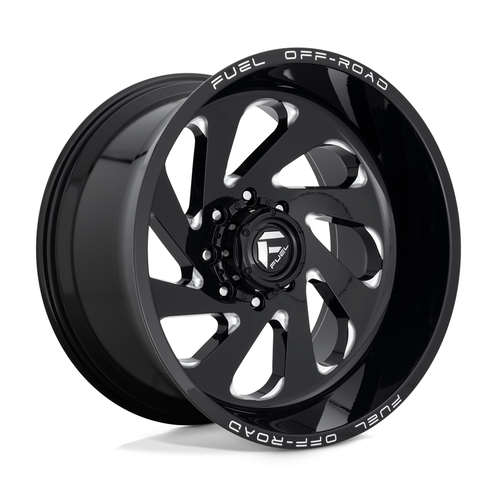 22x12 Fuel Offroad Wheels D637 VORTEX 8x165.1 -44 offset 125.1 hub BLACK - D63722208247
