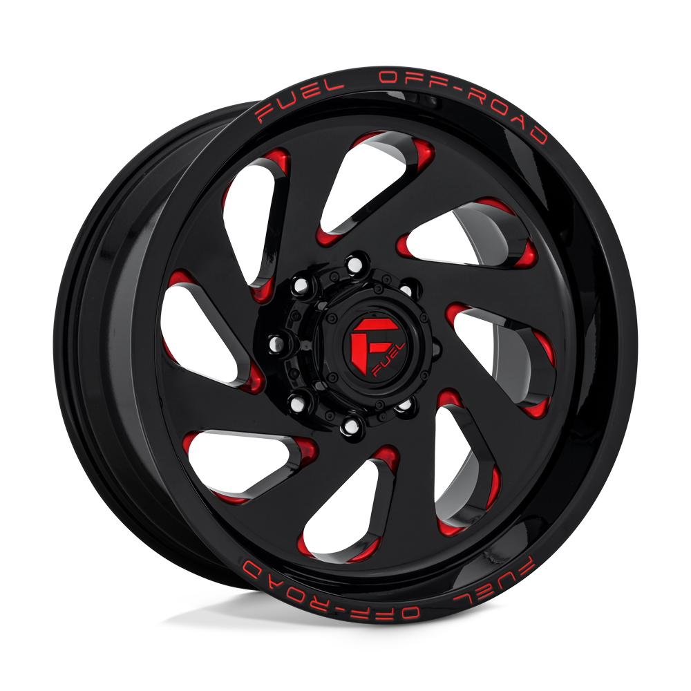 22x12 Fuel Offroad Wheels D638 VORTEX 5x127 -44 offset 78.1 hub BLACK - D63822207347