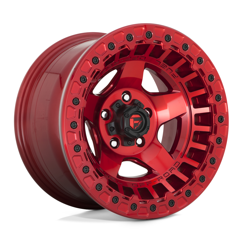 17x9 Fuel Offroad Wheels D117 WARP BEADLOCK 6x139.7 -15 offset 106.1 hub RED - D11717908445
