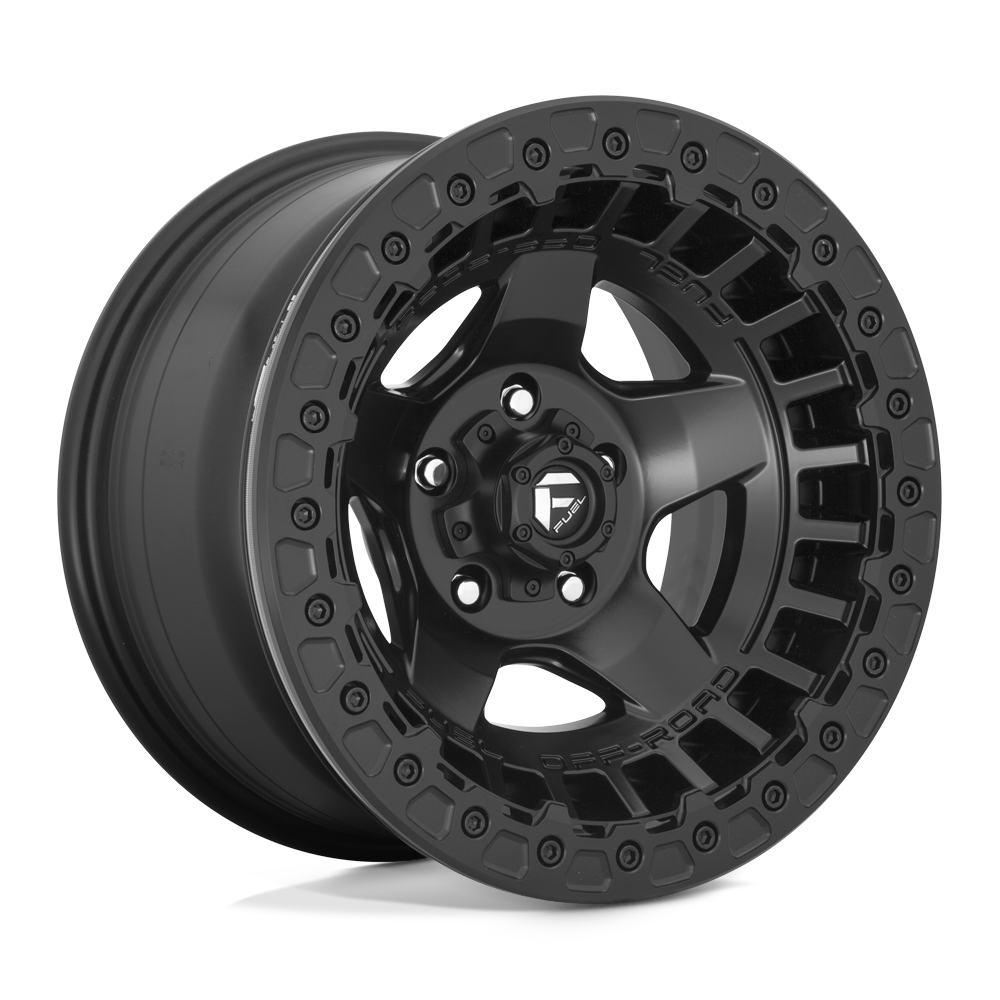 17x9 Fuel Offroad Wheels D118 WARP BEADLOCK 6x139.7 -15 offset 106.1 hub BLACK - D11817908445