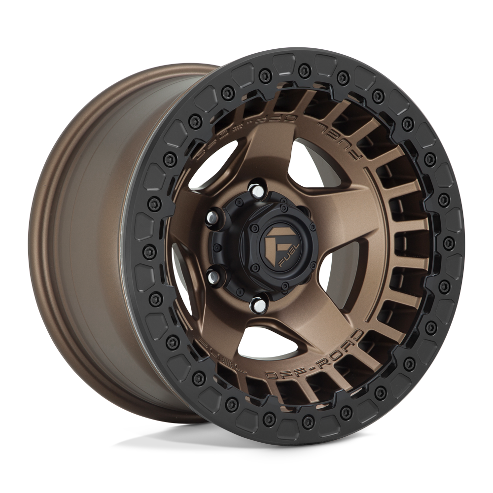17x9 Fuel Offroad Wheels D119 WARP BEADLOCK 6x139.7 -15 offset 106.1 hub BRONZE - D11917908445