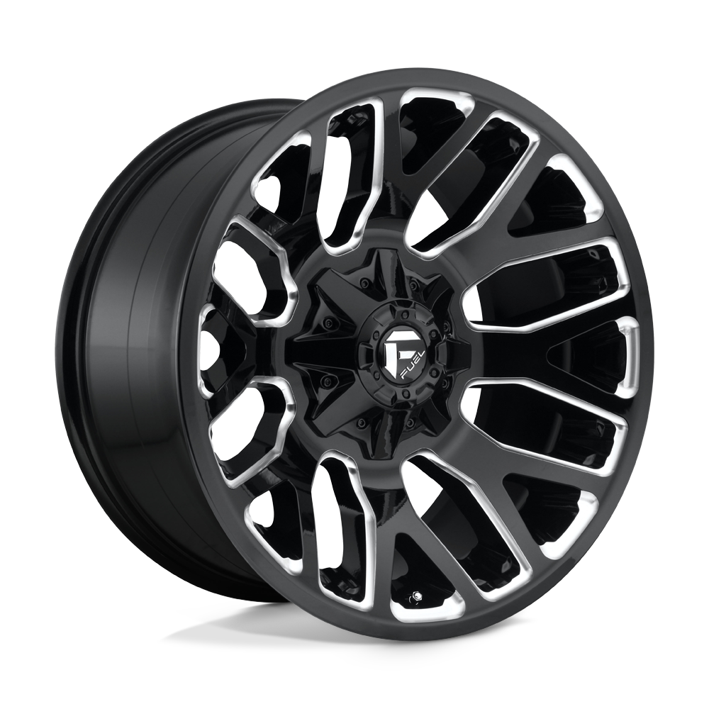 20x10 Fuel Offroad Wheels D623 WARRIOR 5x114.3/5x127 -18 offset 78.1 hub BLACK - D62320002647