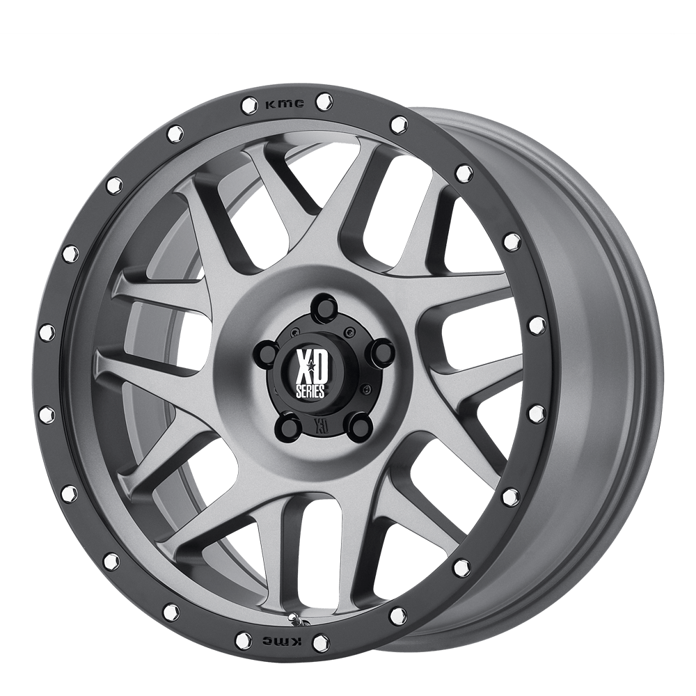 20x10 XD Series Offroad XD127 BULLY 5x139.7 -24 offset 108 hub GRAY - XD12721055424N