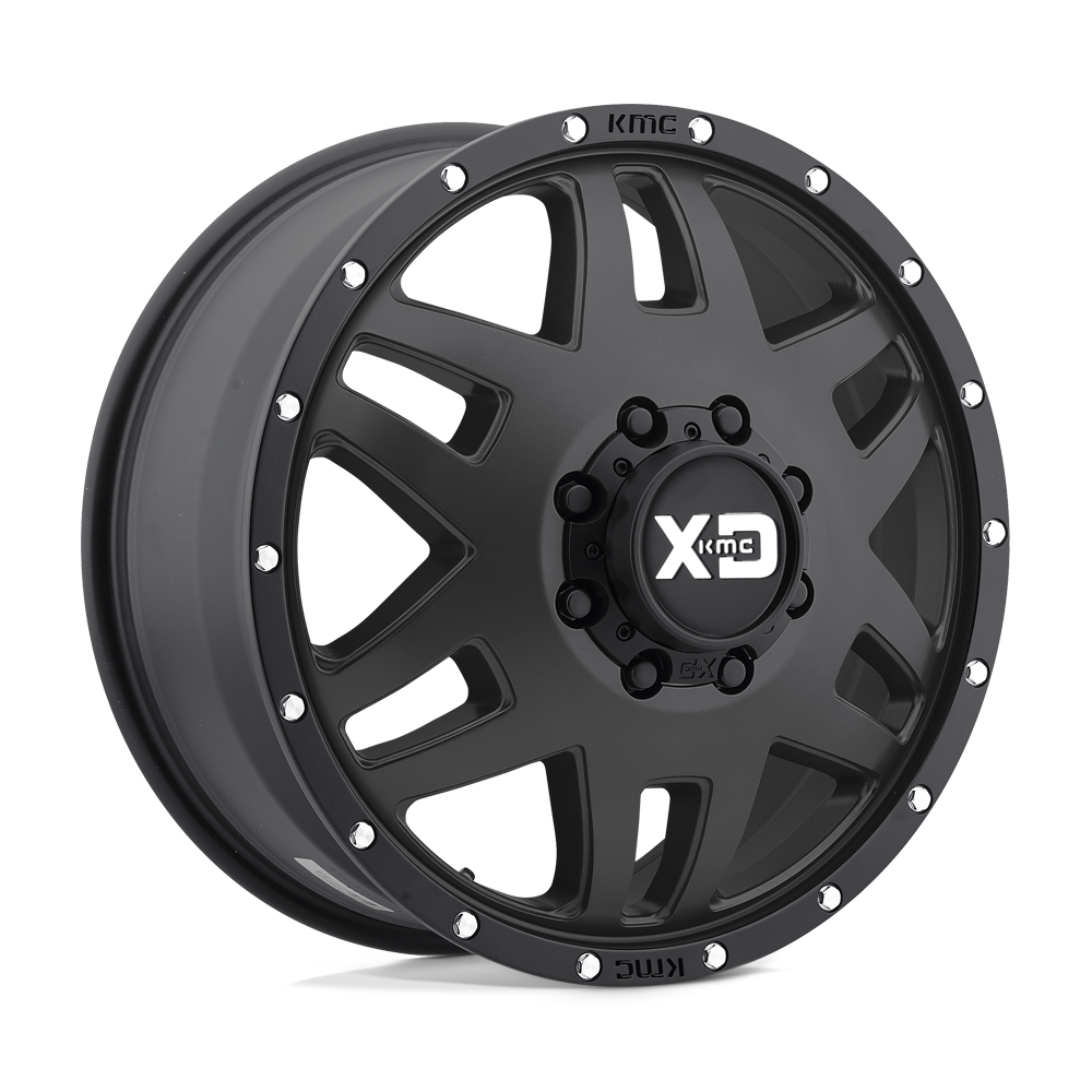 20x7.5 XD Series Offroad XD130 MACHETE DUALLY 8x210 142 offset 154.3 hub BLACK - XD130275897142