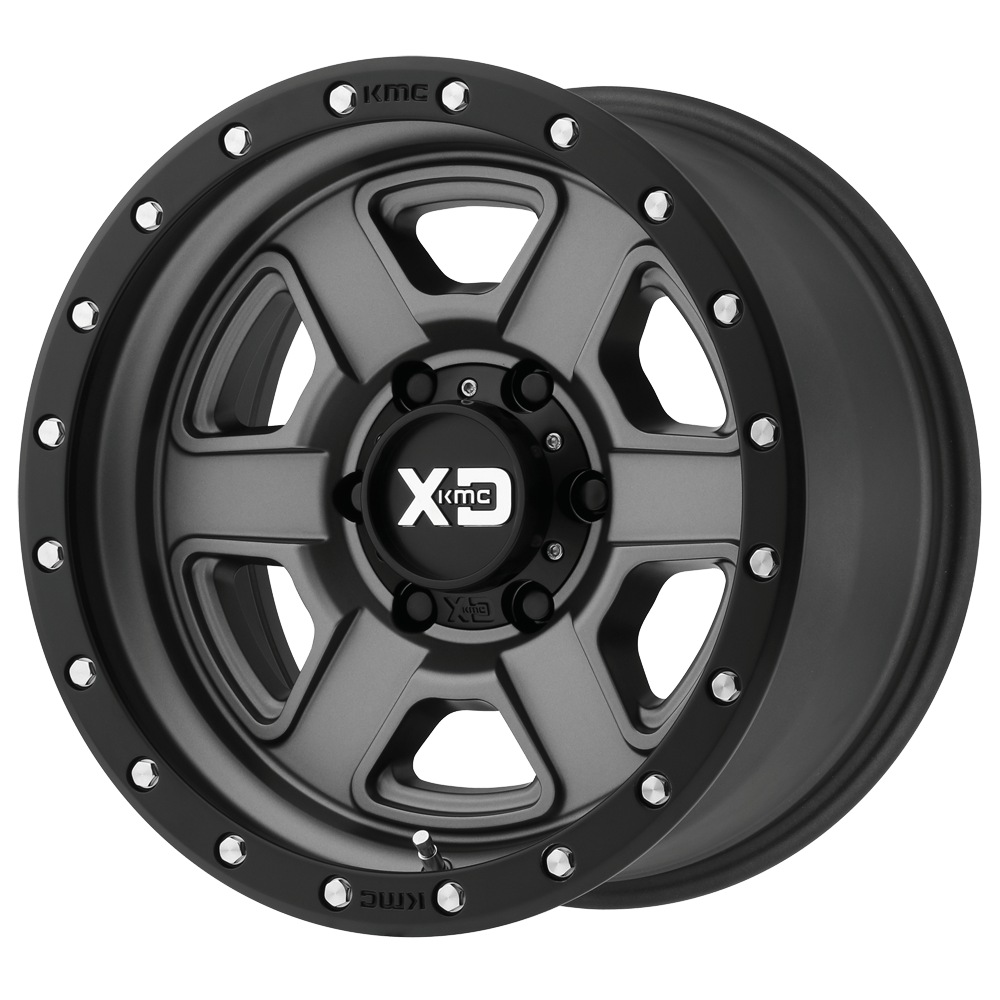 18x9 XD Series Offroad XD133 FUSION OFF-ROAD 8x165.1 0 offset 125.1 hub GRAY - XD13389080400