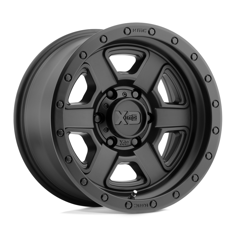 17x9 XD Series Offroad XD133 FUSION OFF-ROAD 5x127 -12 offset 72.56 hub BLACK - XD13379050712N