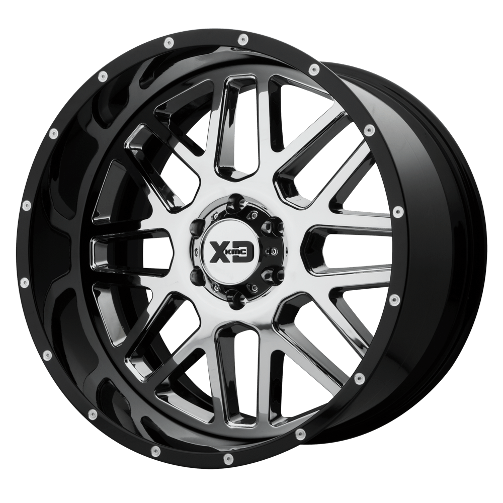 20x12 XD Series Offroad XD201 GRENADE 5x127 -44 offset 72.56 hub CHROME - XD201-20125044NCB