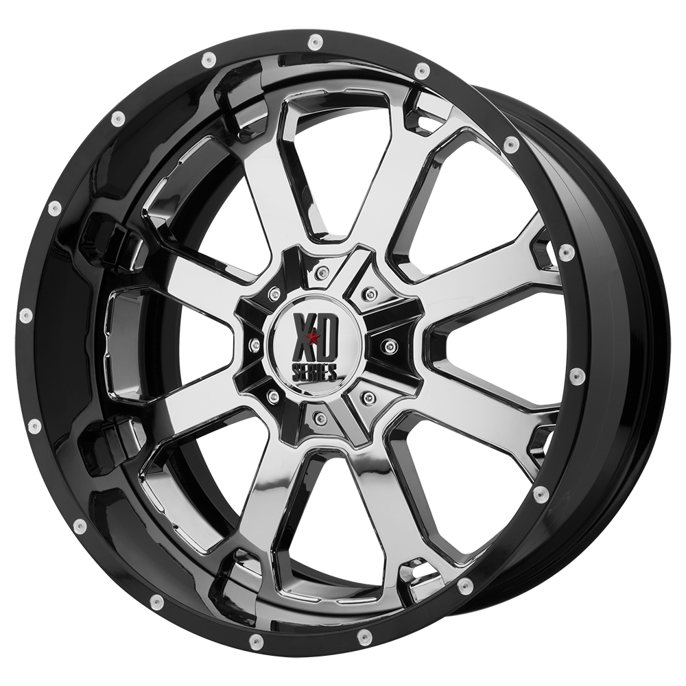 22x12 XD Series Offroad XD202 BUCK 25 5x127/5x139.7 -44 offset 78.1 hub CHROME - XD202-22123544NCB