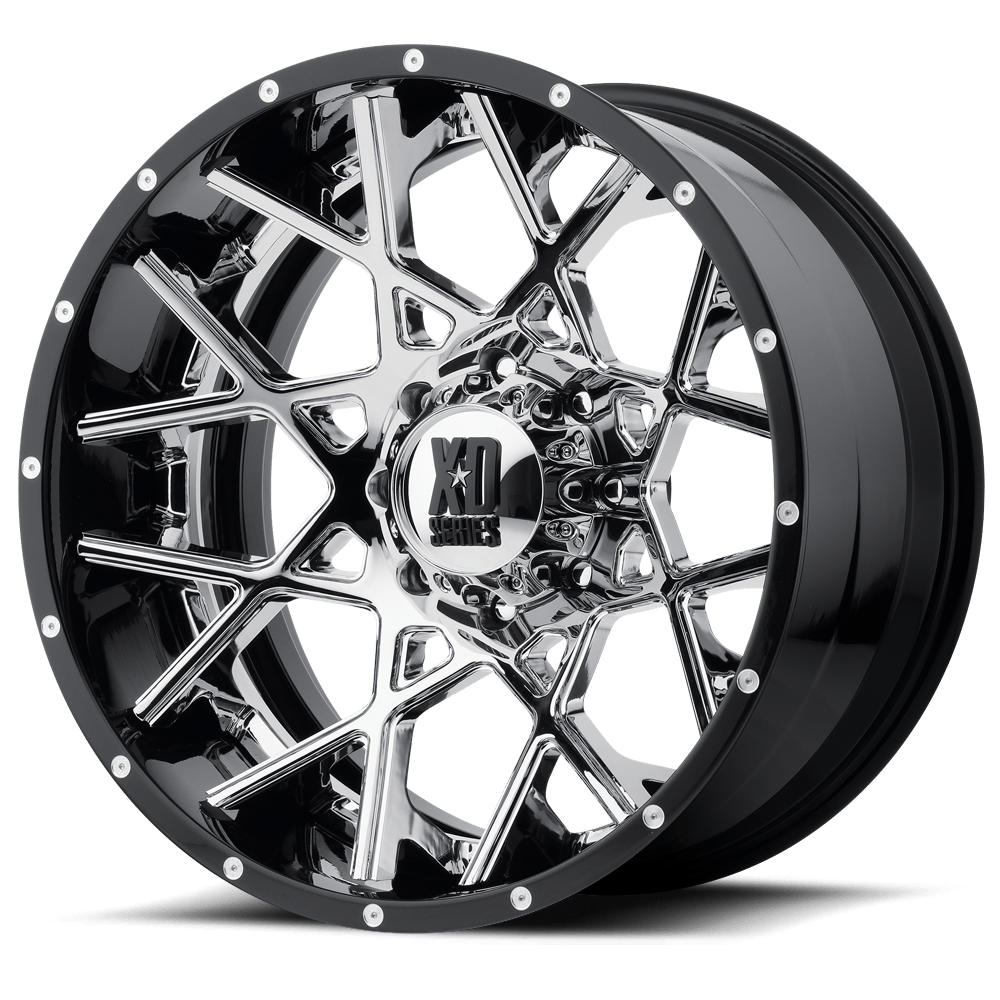 20x10 XD Series Offroad XD203 CHOPSTIX 5x139.7 -18 offset 78.1 hub CHROME - XD203-20108518NCB