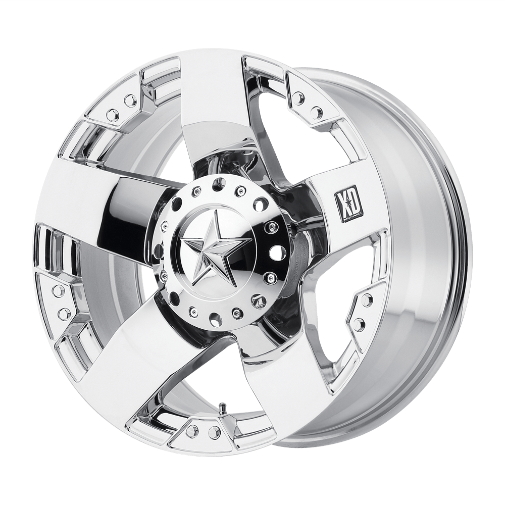 20x10 XD Series Offroad XD775 ROCKSTAR 6x135/6x139.7 -24 offset 106.1 hub CHROME - XD77521067224