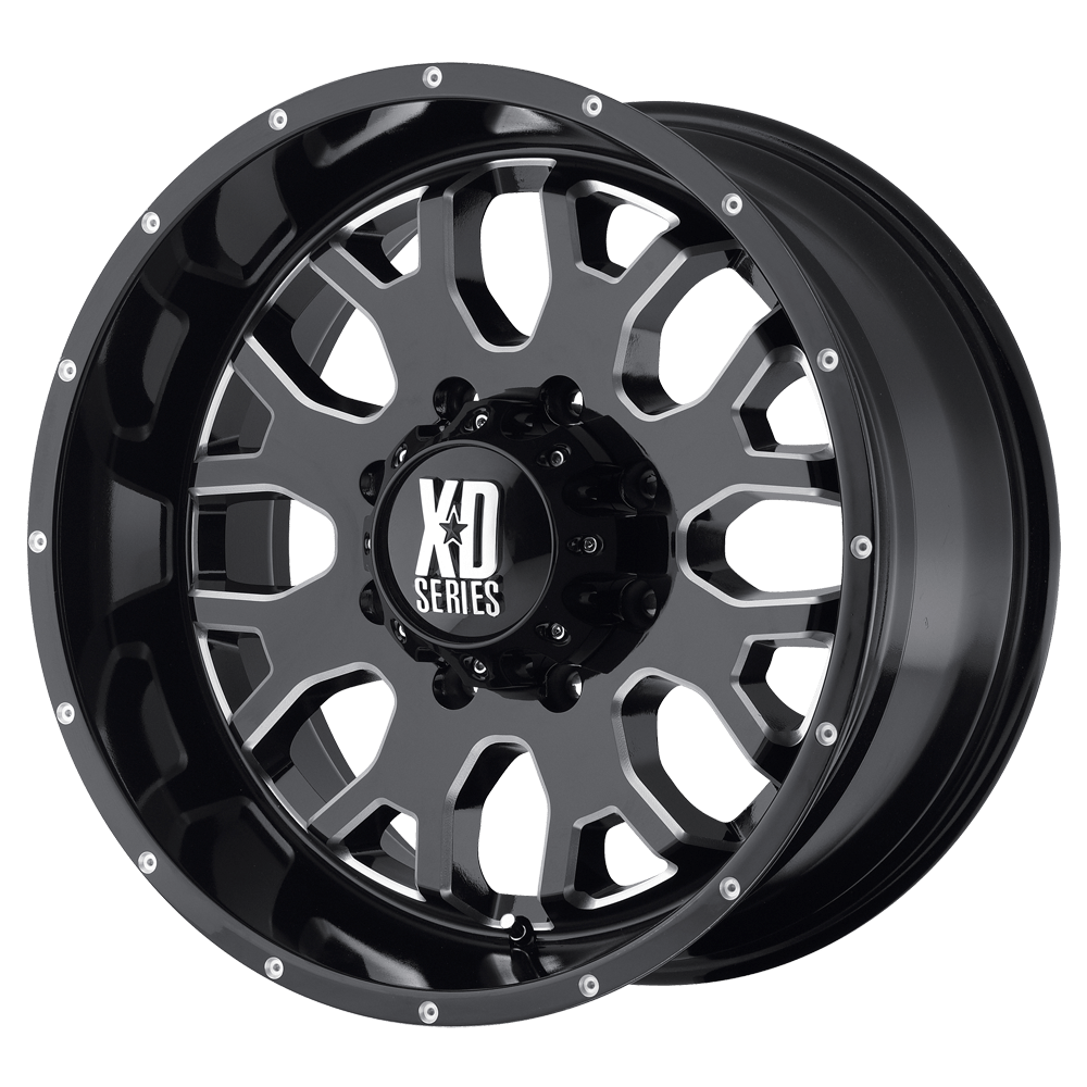 17x9 XD Series Offroad XD808 MENACE 5x127 0 offset 78.1 hub BLACK - XD80879050300