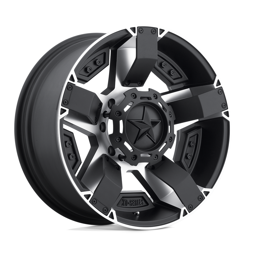 20x12 XD Series Offroad XD811 ROCKSTAR II 5x127/5x139.7 -44 offset 78.1 hub BLACK - XD81121235544N