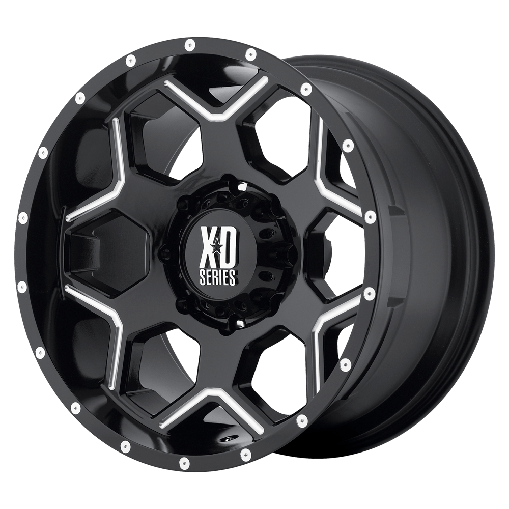 20x9 XD Series Offroad XD812 CRUX 6x139.7 18 offset 106.1 hub BLACK - XD81229068318
