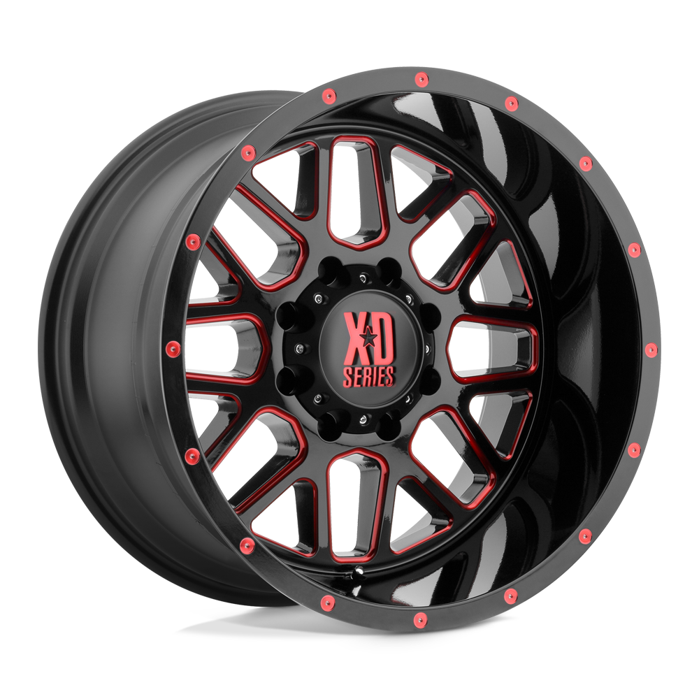 20x10 XD Series Offroad XD820 GRENADE 5x127 -24 offset 78.1 hub BLACK - XD82021050924NRC