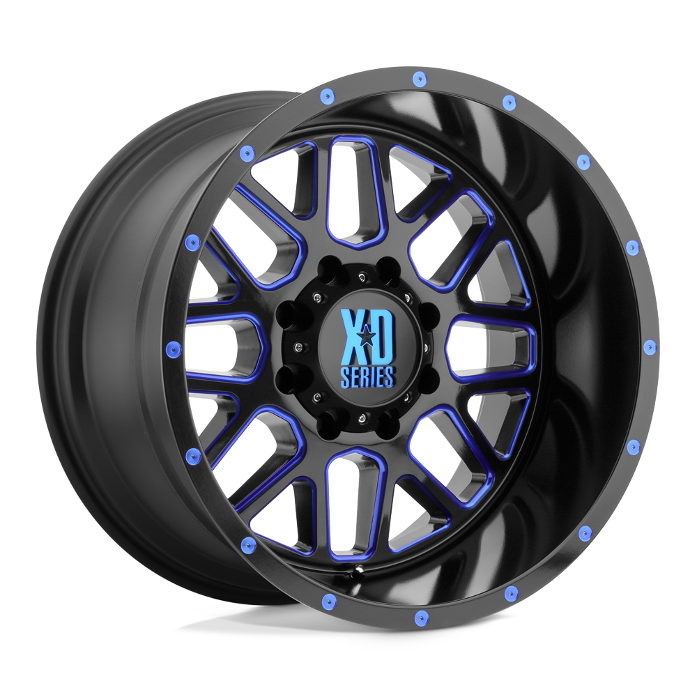 20x9 XD Series Offroad XD820 GRENADE 8x180 18 offset 124.2 hub BLACK - XD82029088918BC