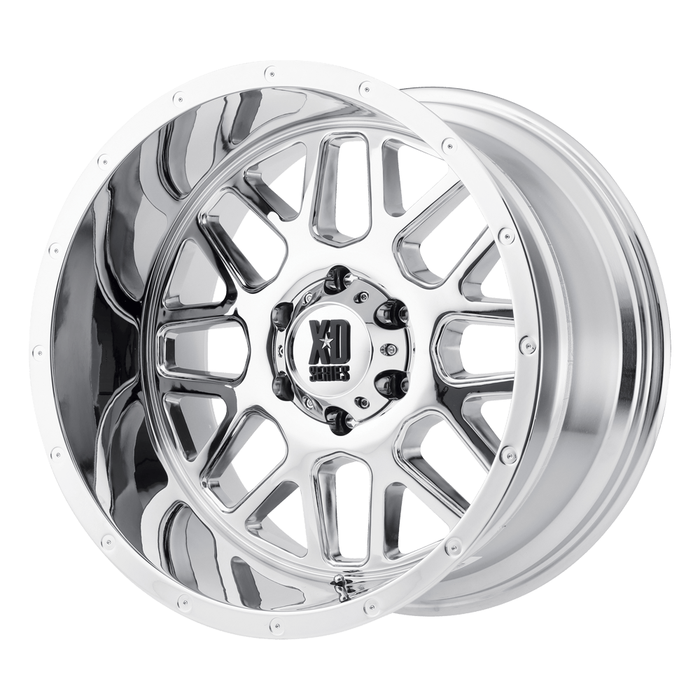 17x7.5 XD Series Offroad XD820 GRENADE 5x160 45 offset 65.07 hub CHROME - XD82077516845