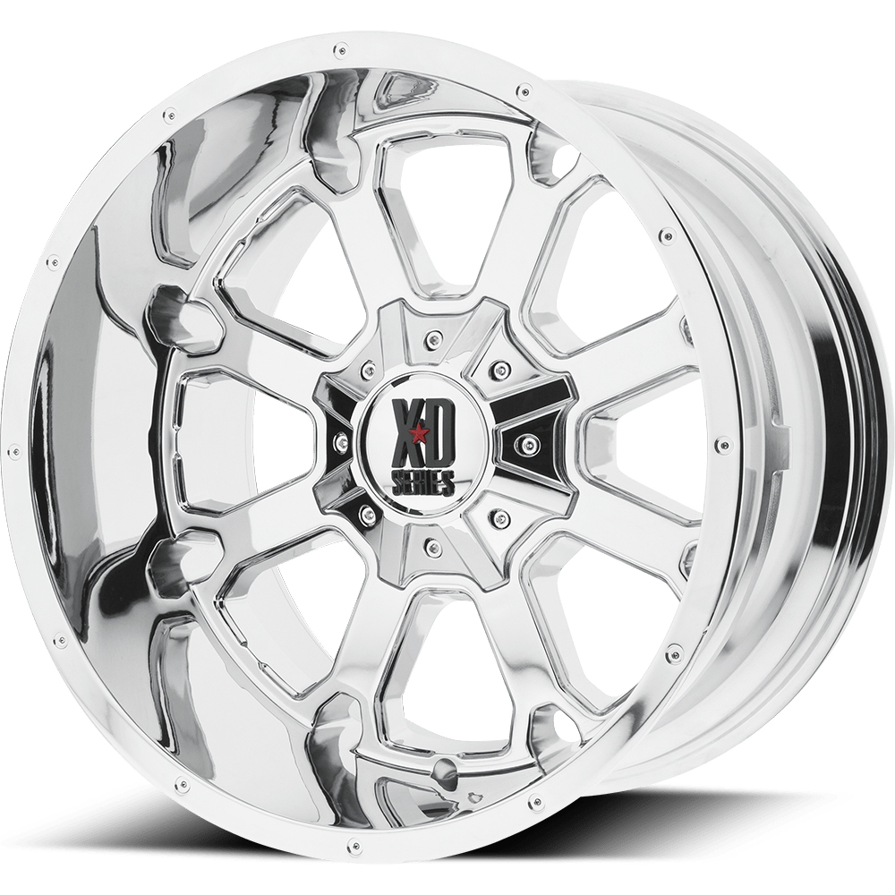 20x12 XD Series Offroad XD825 BUCK 25 8x165.1 -44 offset 125.1 hub CHROME - XD82521280244N