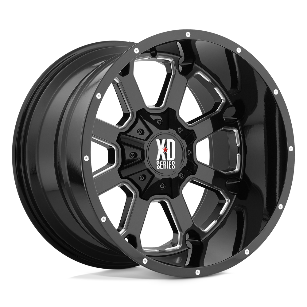 20x10 XD Series Offroad XD825 BUCK 25 8x170 -24 offset 125.1 hub BLACK - XD82521087324N