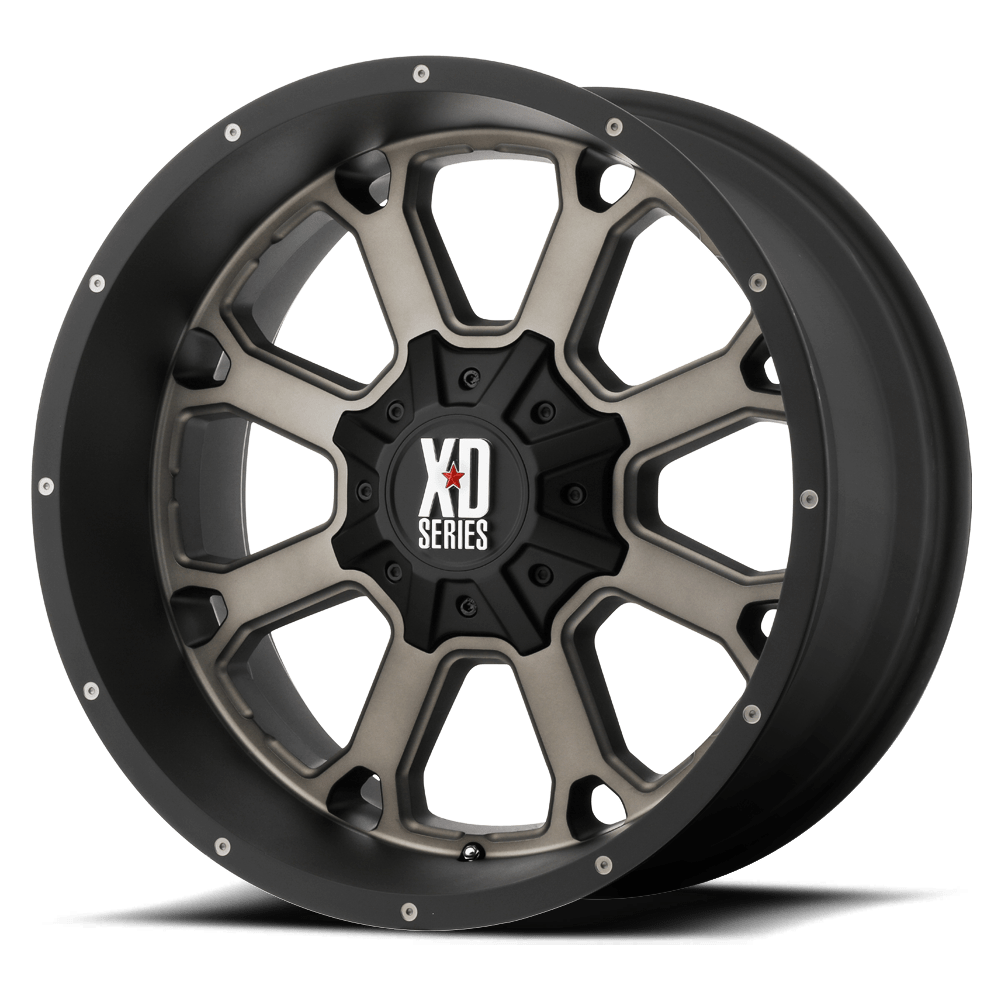 20x12 XD Series Offroad XD825 BUCK 25 8x165.1 -44 offset 125.1 hub BLACK - XD82521280744N