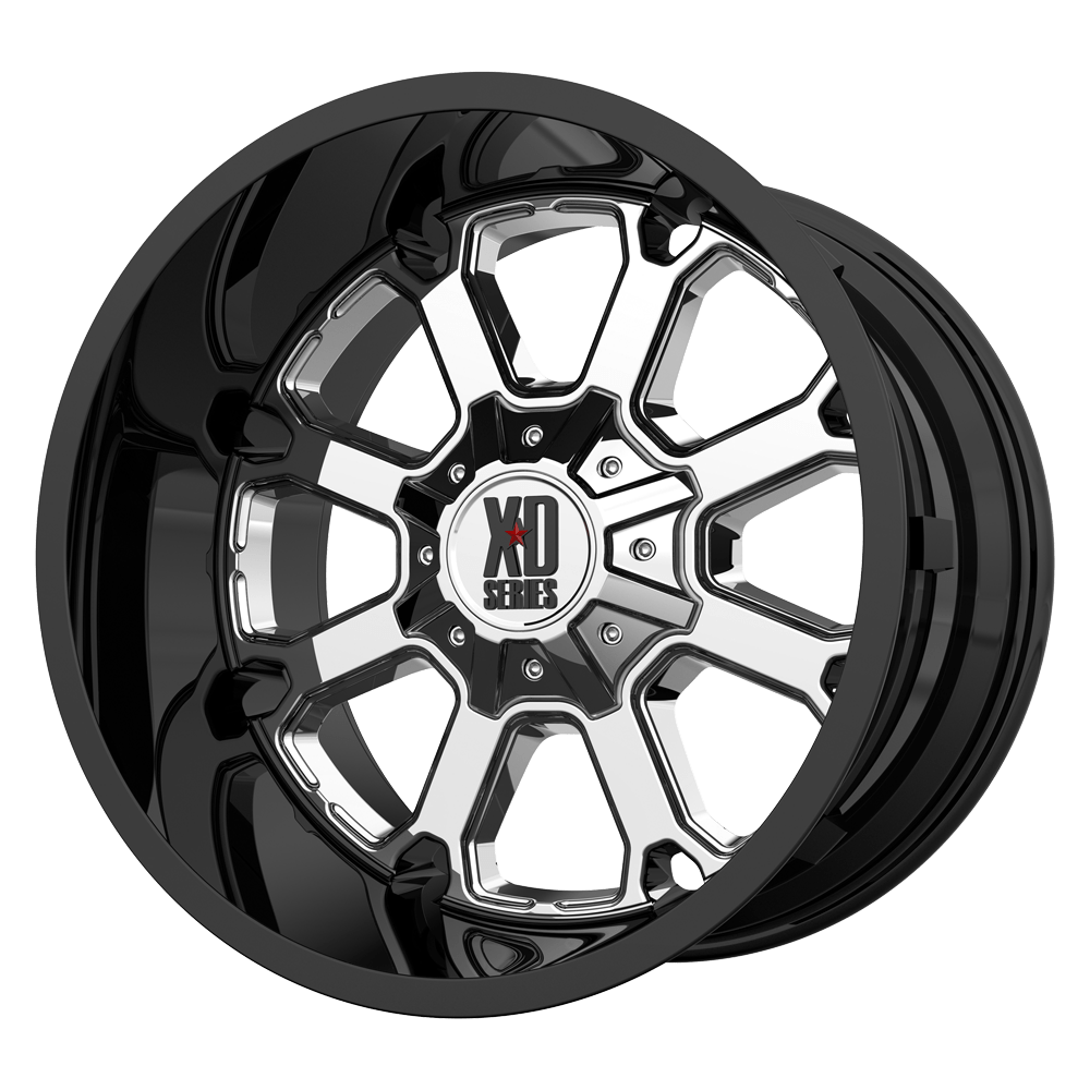 20x12 XD Series Offroad XD825 BUCK 25 6x135/6x139.7 -44 offset 106.1 hub CHROME - XD82521267944N