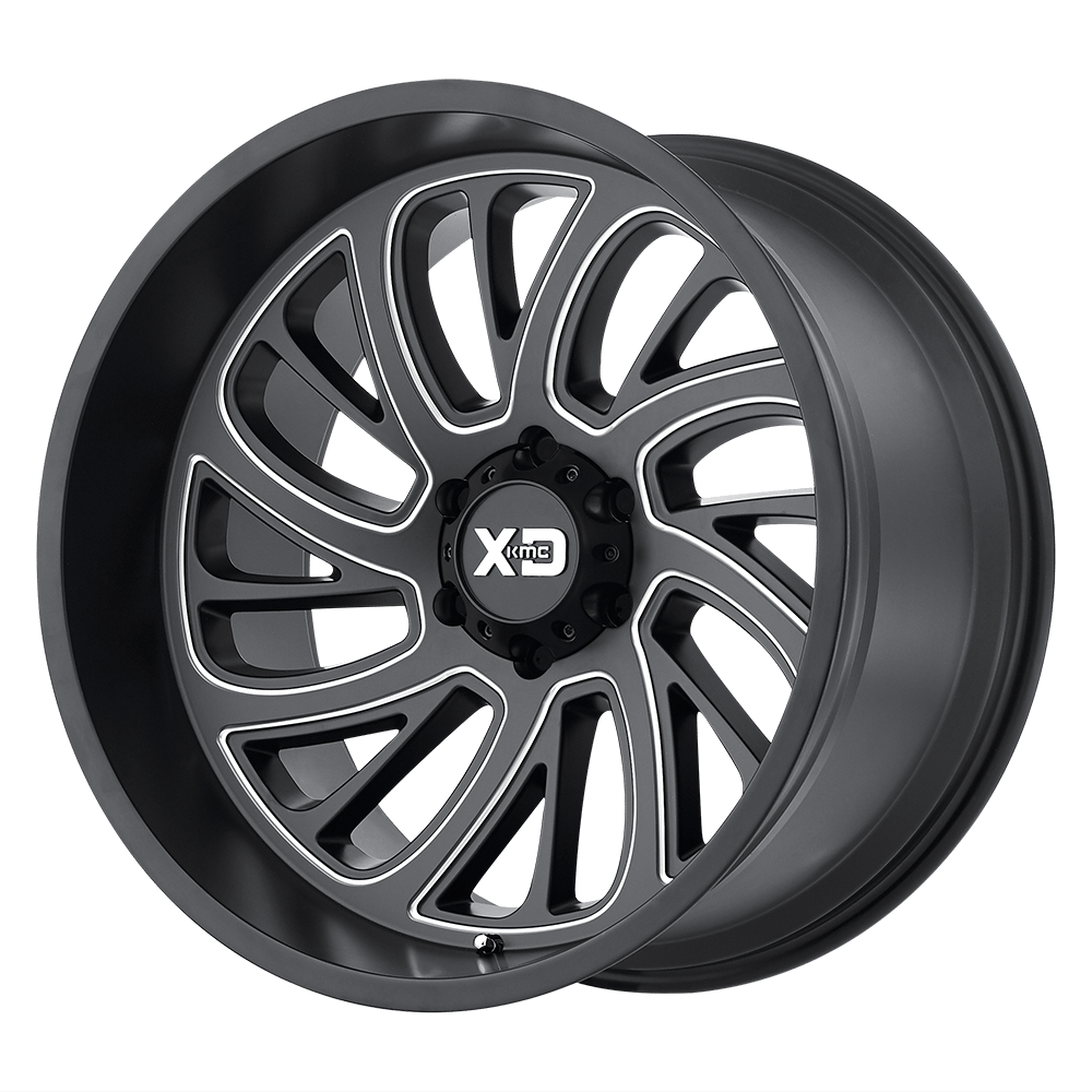 20x12 XD Series Offroad XD826 SURGE 5x127 -44 offset 78.1 hub BLACK - XD82621250944N