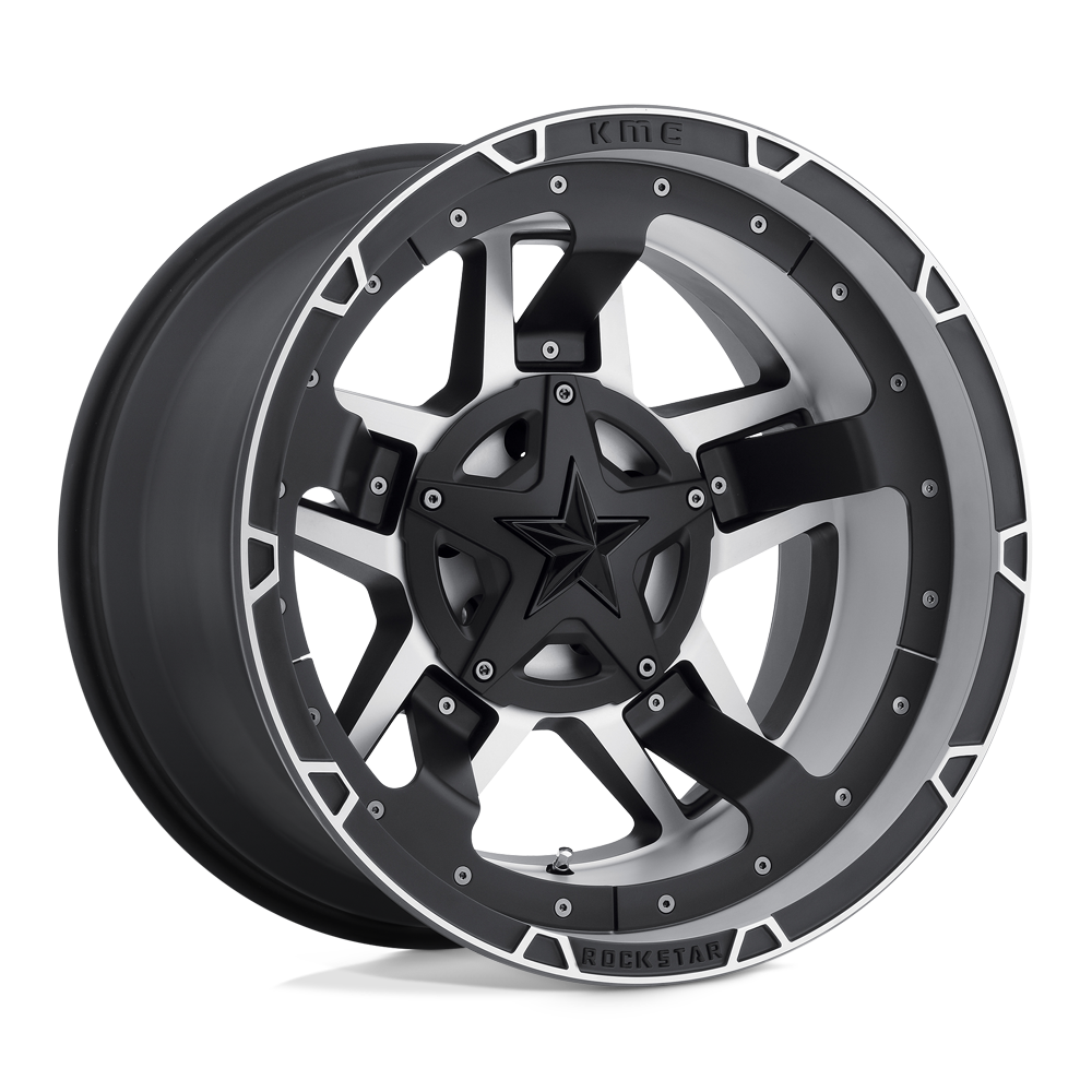 20x10 XD Series Offroad XD827 ROCKSTAR III 5x127/5x135 -24 offset 87.1 hub BLACK - XD82721043524N