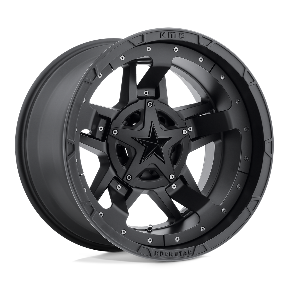 20x9 XD Series Offroad XD827 ROCKSTAR III 6x114.3 18 offset 72.56 hub BLACK - XD82729064718